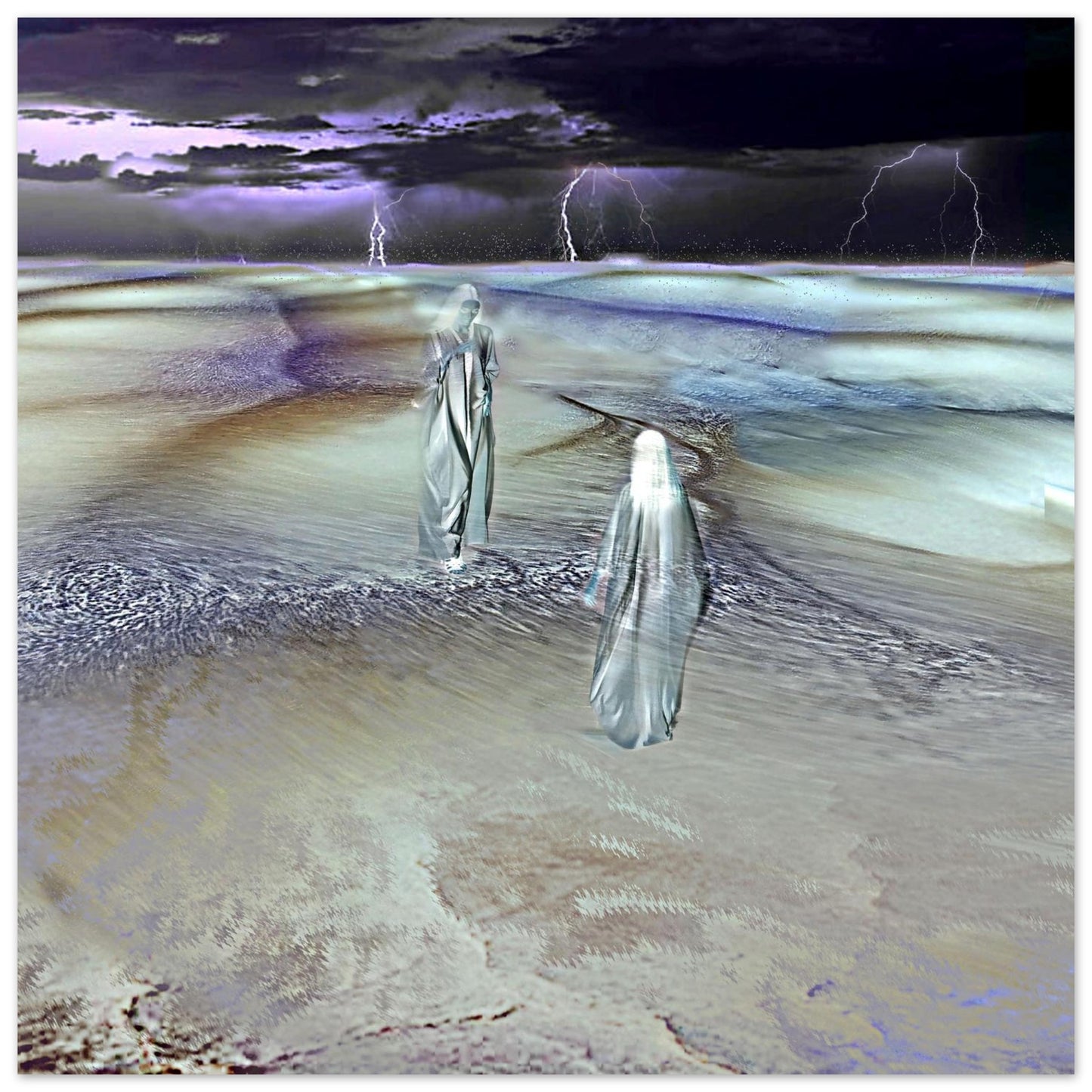 Résonance du Vide - tirage d'Art tableau en aluminium
