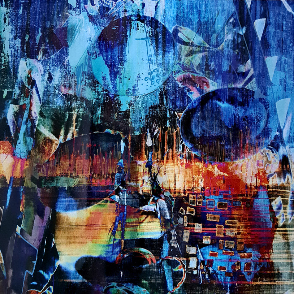 art digital sur alu 30x30cm