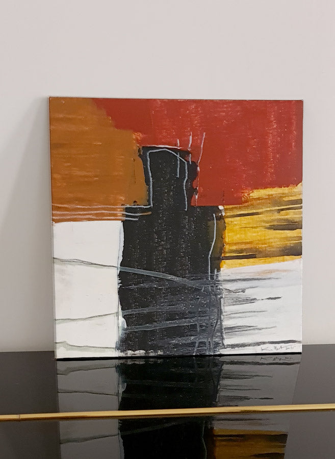 Peinture abstraite 5x25cm