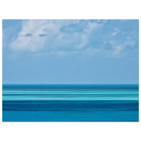 Bahamas-Photo Dégradé de turquoise à bleu intense Photo d'art de Kellestom