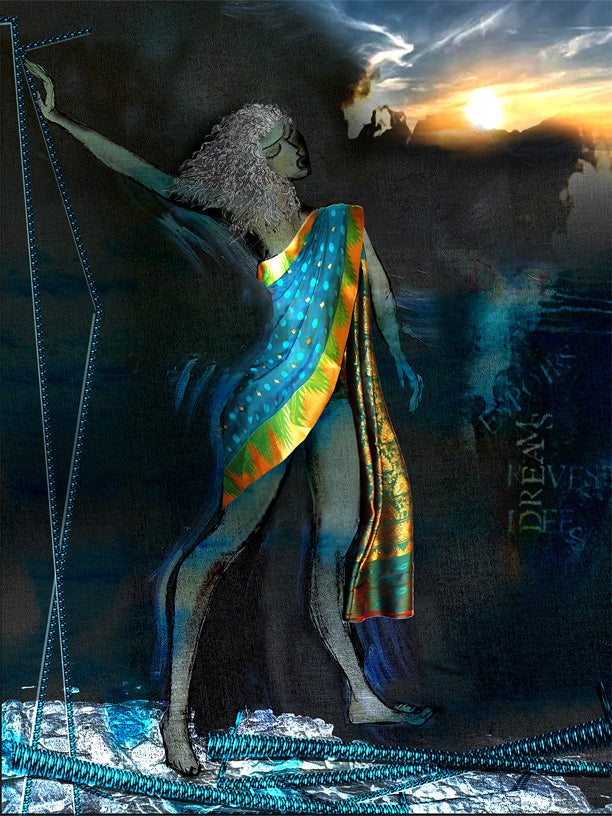 art digital de Kellestom sur alu 120 x 90cm
Série qui met en scène dix femmes confrontées au confinement et à la sensation d’enfermement.