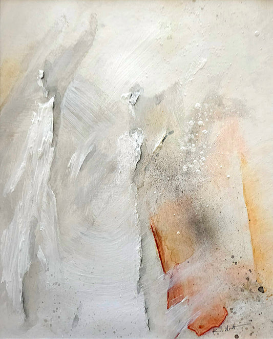 peinture abstraite unique "nous etions deux à peine" Kellestom