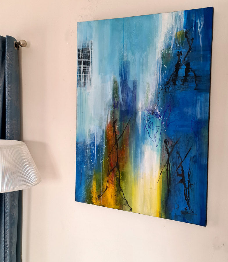 peinture sur toile-116x80cm-Kellestom