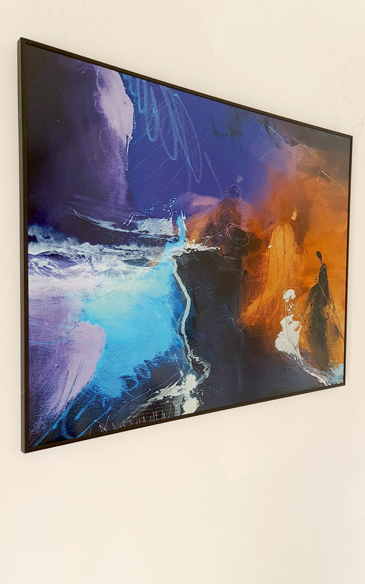 Tempête -art numérique paysage abstrait